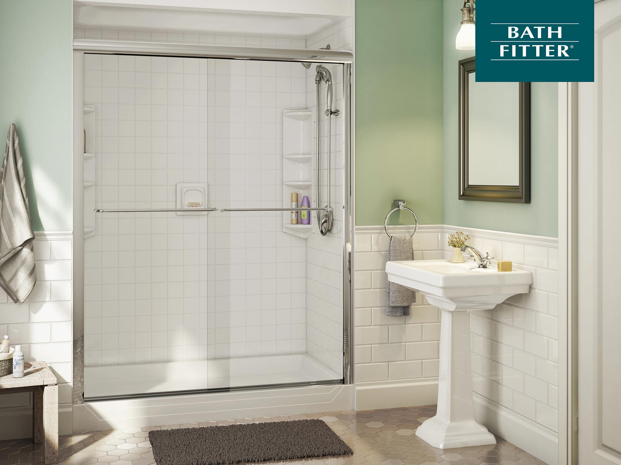 Bath Fitter of Pittsburgh OneDay Bathroom Remodel