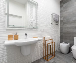 Ways To Maximize Space In A Small Bathroom- Avoid Sharp Edges